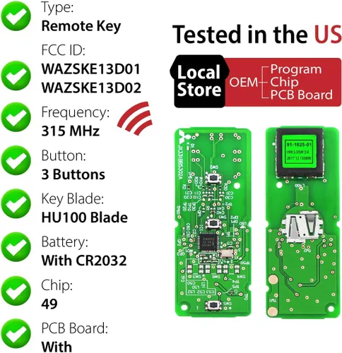 Vista 4 de Repuesto para Mazda 3 CX3 CX5 Speed3 Control remoto WAZSKE13D01 3 2012 2013 2014 2015 2016 2017 2018 3 botones 315MHz