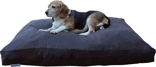 Vista 8 de Almohada ortopédica prémium con espuma viscoelástica para cama de perro, con revestimiento interior impermeable y cubierta externa de microgamuza