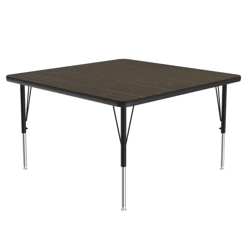 Vista 37 de Correll Mesa de Actividades Rectangular para Aula de 24"x36", Altura Ajustable (19"-29"), Granito Negro Laminado Térmico Fusionado Duradero