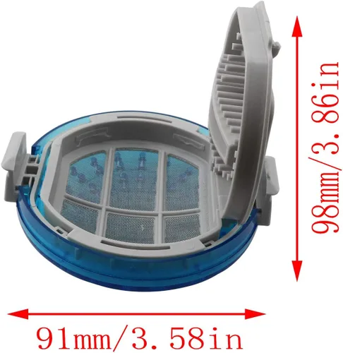 Vista 2 de LQ Industrial Filtro de pelusa de malla para lavadora de filtro de pelusa para LG Accesorios originales WT-H750