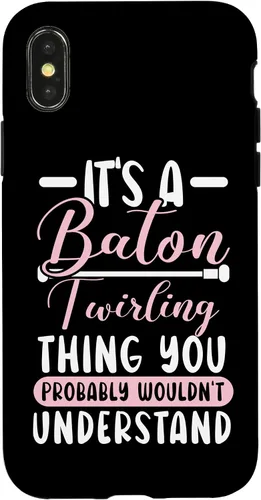 Vista 5 de Funda para iPhone 13 Pro Max A Baton Twirling Thing Majorette Baton Twirler