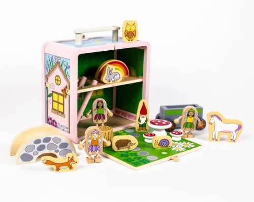 Vista 8 de Jack Rabbit Creations Juego de maletas de corral - Juego de 16 piezas