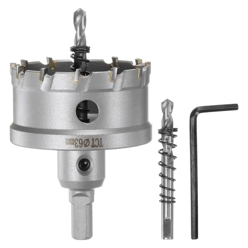 Vista 49 de HARFINGTON Cortador de carburo de sierra de agujero de metal de 0.472 in / 0.47 pulgadas de diámetro para acero inoxidable, metal, aleación