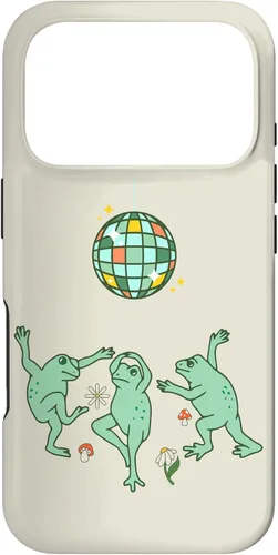 Vista 30 de Funny Frog Disco Dance 70s 80s Groovy Hippie Funky Party Case para iPhone 16