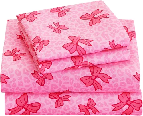 Vista 25 de Viviland 3 Pieces Boys Twin Sheets Set Kids, Baseball Printed Sheets