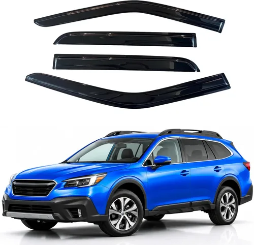 Vista 116 de Visera de ventana IG para Ford Focus Sedán y Hatchback 2012-2018, Protector de ventana lateral para lluvia y viento estilo Mugen, extra duradero