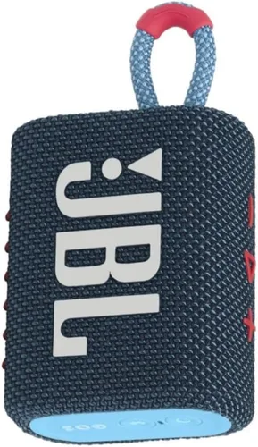 Vista 2 de JBL Go 3 Altavoz Bluetooth Portátil Inalámbrico Impermeable IP67 a Prueba de Polvo para Exteriores (Azul Rosa)