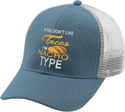 Vista 2 de devor Caps If You Don't Like Tacos I'm Nacho Type Dad Hats, Funny Cap for Men