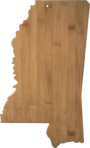 Vista 37 de Tabla para cortar y servir modelo Alabama de Totally Bamboo, de bambú 100%, para cocina y entretenimiento, Alabama, Marrón