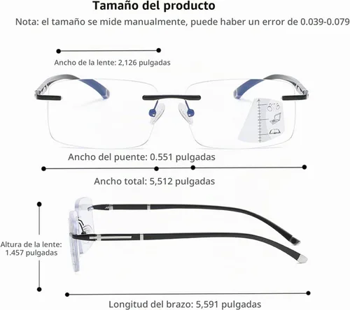 Vista 5 de Gafas de lectura progresivas multifocales fotocromáticas para hombres y mujeres, transición, multifocal, lentes de sol con luz azul