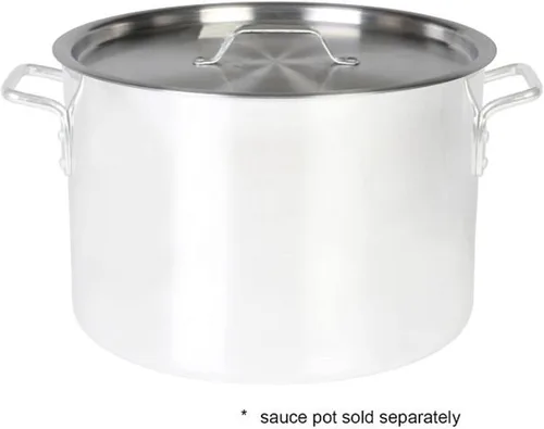 Vista 4 de TrueCraftware - Tapa de olla de aluminio de 5 cuartos de galón de 9 pulgadas de diámetro x 5/8 pulgadas de grosor: tapa de olla multiusos