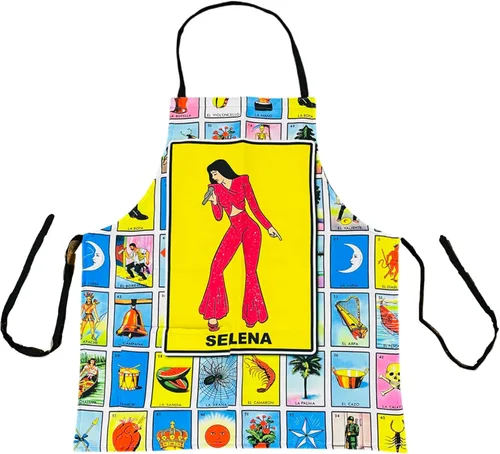 Vista 15 de Leos Imports Loteria Card - Delantal de bingo mexicano con bolsillos
