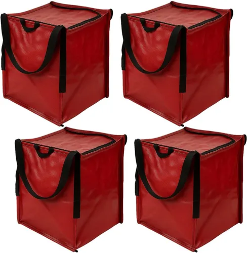 Vista 4 de DURASACK XL - Bolsas de almacenamiento resistentes con cremallera de 48 galones, color negro
