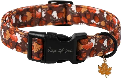 Vista 45 de Unique style paws Collar de perro con hebilla de plástico con colgante, collar de cachorro para primavera y verano, traje de baño para fiesta