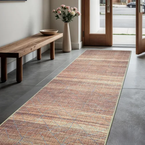 Vista 59 de GLN Rugs Bohemian - Troy - Alfombra de felpilla lavable a máquina, bohemio, lavable, antideslizante, alfombra de área de felpilla de pelo bajo