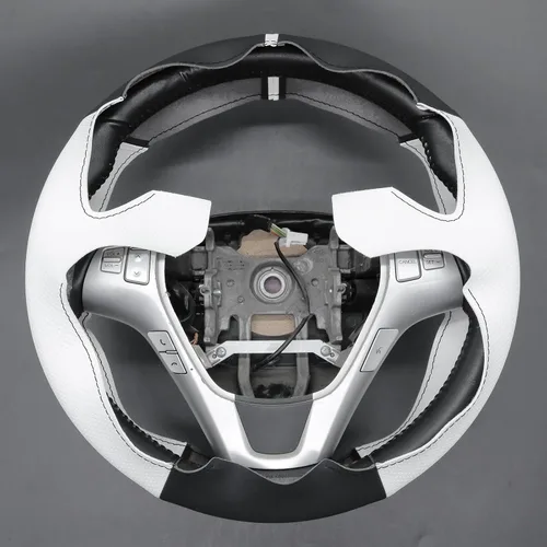 Vista 6 de MEWANT Funda cosida para volante Hyundai Genesis Coupe 2010-2016/Accesorios de volante para Hyundai Genesis Coupe