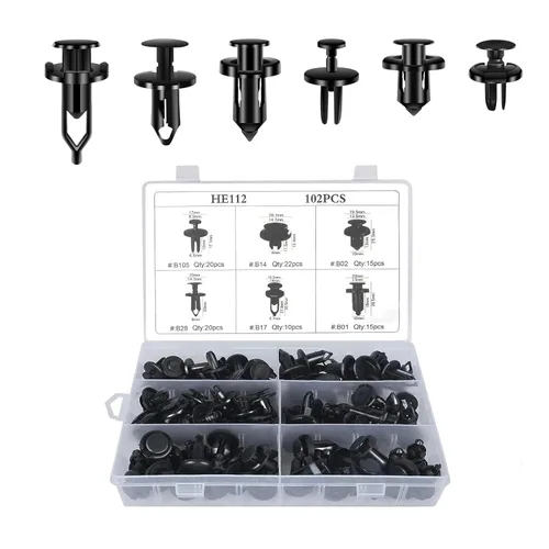 Vista 11 de OTUAYAUTO Kit surtido de clips de retención de línea de combustible de 70 piezas, clips de línea de transmisión y refrigerante, 3/8 y 5/16