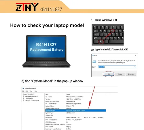 Vista 2 de ZTHY Reemplazo de batería B41N1827 para Asus ZenBook Flip 15 UX562 UX562F UX562FA UX562IA UX562FD UX562IQ UX562UG Q526 Q526F Q526FA Q526FAC Q507