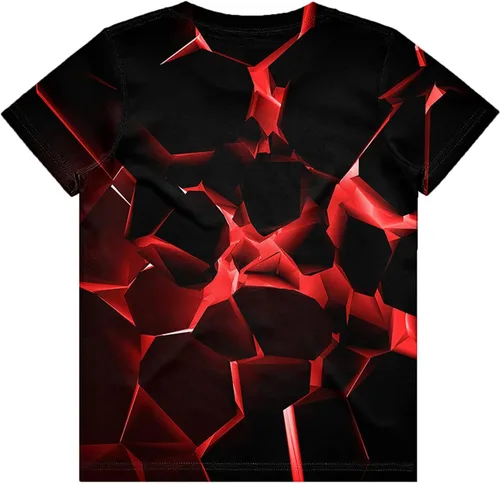 Vista 2 de Neemanndy Camisetas de manga corta con estampado 3D para adolescentes y niñas de 6 a 16 años