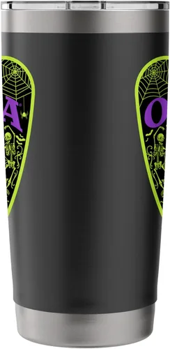 Vista 2 de Ouija Vaso aislado de acero inoxidable Planchette de Halloween