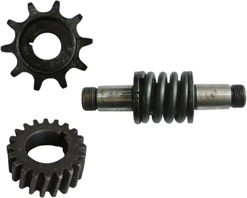 Vista 2 de JRL Eje de embrague y engranaje de bicicleta de empuje y piñón de transmisión para bicicleta motorizada de 66cc 80cc