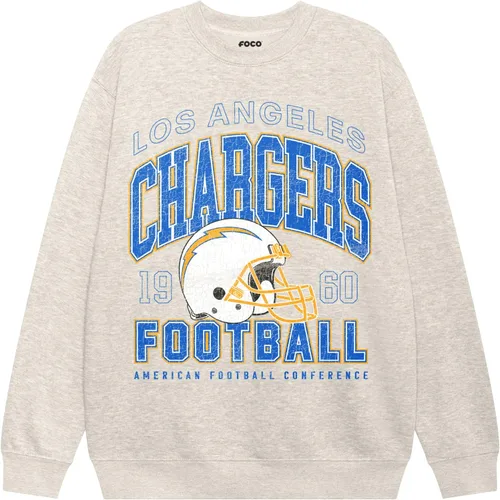 Vista 23 de FOCO Sudadera unisex de cuello redondo con logotipo de equipo universitario de la NFL