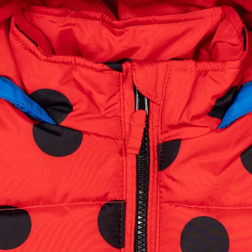 Vista 8 de Miraculous Ladybug - Abrigo de invierno con cremallera para niñas pequeñas a niños grandes