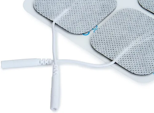 Vista 5 de Reserv Almohadillas de electrodo autoadhesivas reutilizables de 2 x 2 pulgadas de alta calidad para unidad TENS/EMS, almohadillas con respaldo