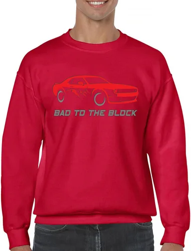 Vista 66 de Bad To The Block - Sudaderas con capucha y cuello redondo para hombre