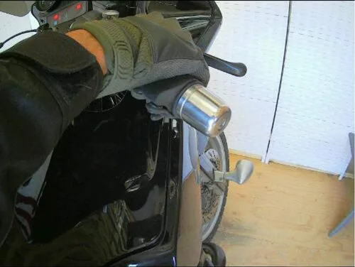 Vista 7 de ABS motocicleta electrombile acelerador asistente de control de crucero agarre manillar balancín resto acelerador asistente