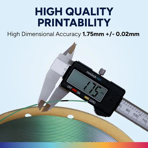 Vista 86 de OVERTURE - Filamento de ácido poliláctico (Easy PLA) para impresora 3D de 1.75 mm, bobina de cartón de 2.2 libras, precisión dimensional +/- 0.02