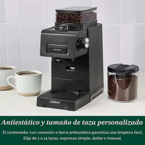 Vista 6 de Cuisinart Molinillo cónico de rebabas expreso y café