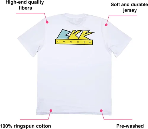 Vista 3 de YOKKAO Camisetas de algodón para hombre y mujer