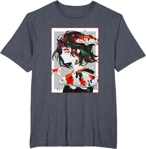 Vista 78 de Camiseta de anime anime japonés estético Otaku Negro