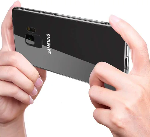 Vista 7 de Funda delgada para Samsung Galaxy S9, de silicona TPU flexible, suave, ligera, antiarañazos, absorción de golpes, transparente