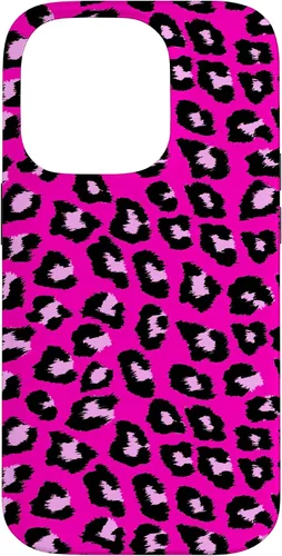Vista 17 de McBling - Carcasa para iPhone 17, diseño de leopardo y guepardo rosa intenso