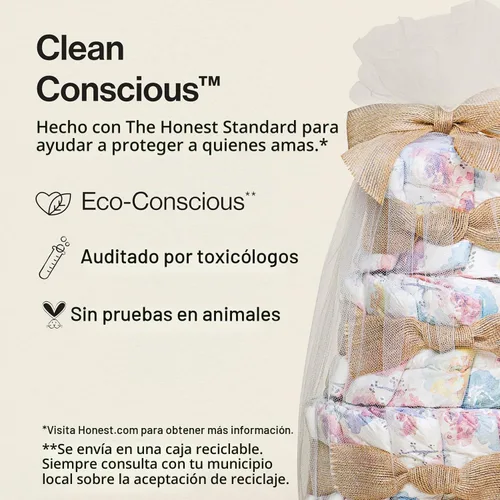 Vista 6 de The Honest Company - Pastel de pañales, a base de plantas, flor de rosa, 35