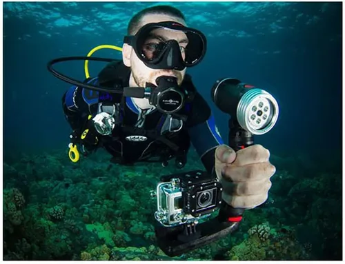 Vista 6 de SeaLife Flex-Connect Micro Bandeja con tornillo de montaje, negro (SL9902)