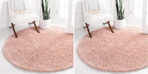 Vista 44 de Unique Loom Davos Shag Collection - Alfombra de área, color liso (7 pies 1 pulgada x 10 pies, rectangular, lino)