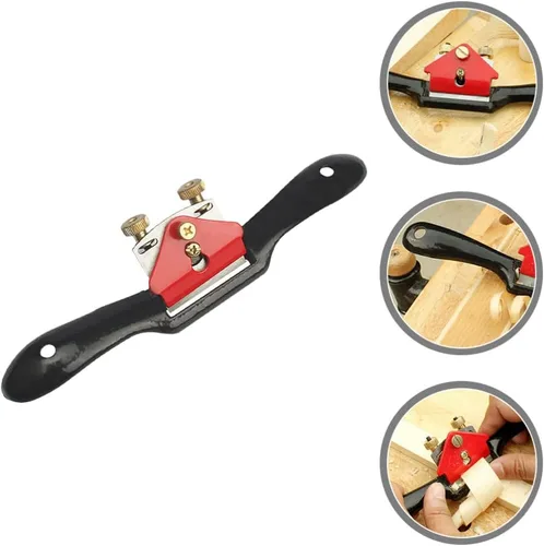 Vista 7 de Angoily Juego de herramientas de carpintería Cepilladoras para carpintería Cepilladora manual Herramienta de descorteza de escofina de madera