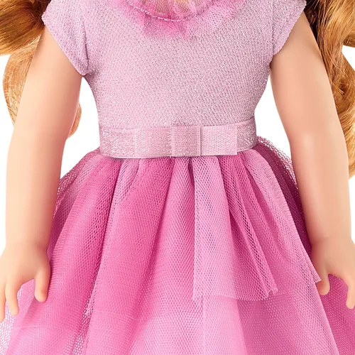 Vista 3 de American Girl WellieWishers muñeca de 14.5 pulgadas lista para ser real con atuendo de diadema de taza de té y zapatillas de ballet, para niños de 4