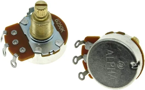 Vista 2 de Paquete de 2 botes de bajo para guitarra alfa de tamaño completo.