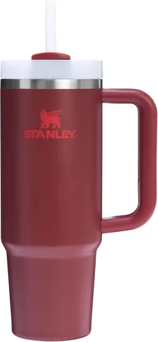 Vista 62 de STANLEY Quencher H2.0 Vaso Térmico con asa y pajilla, 64 onzas, tapa Flowstate de 3 posiciones, gran capacidad para viajes y deportes, vaso de acero