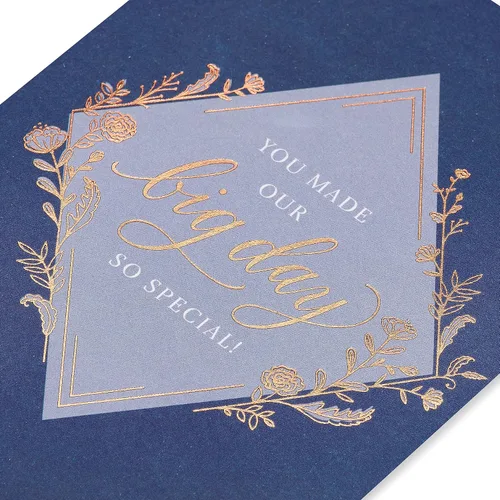 Vista 5 de American Greetings Tarjetas de agradecimiento de boda, mucho más maravillosas (8 unidades)