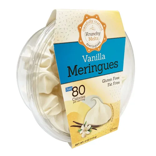 Vista 13 de Krunchy Melts Galletas originales de merengue Sabor S'mores Solo 90 calorías por porción Sin grasa, sin gluten, sin lácteos (4 onzas)