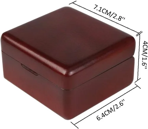 Vista 8 de Sinzyo Caja musical con mecanismo tallado de madera vintage, caja de música de cuerda para regalo para Navidad, caja de música Merry Go Round of