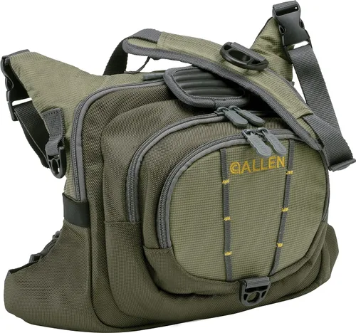 Vista 13 de Allen Company Fall River Fly Fishing Chest Pack - Fits up to 6 Tackle/Fly Boxes and Other Accessories - Olive