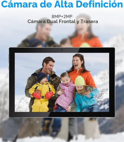 Vista 5 de YQSAVIOR Tablet MTK8768 Octa-CORE 10.1 pulgadas RAM 10 GB (4 GB+6 GB expandir) +64 GB ROM+1 TB PC de computadora expandible con funda/teclado/mouse
