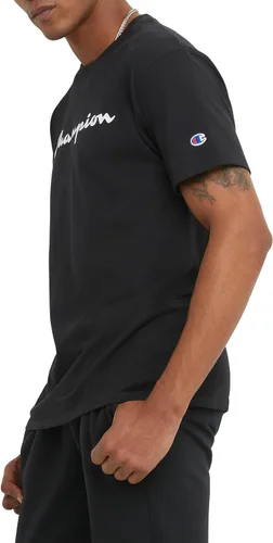 Vista 3 de Champion Camiseta para hombre, camiseta gráfica clásica, camisetas suaves y cómodas para hombres, logotipo de escritura regular o grande y alto