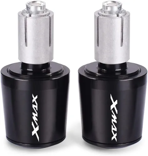 Vista 5 de Motorcycle Motorcycle Grip Handle Bar Ends Handle Bar Grips Cap Anti Vibration Plug for XMA-X Xmax 125 250 300 400 X-MAX400 XMAX300 Handle end Black